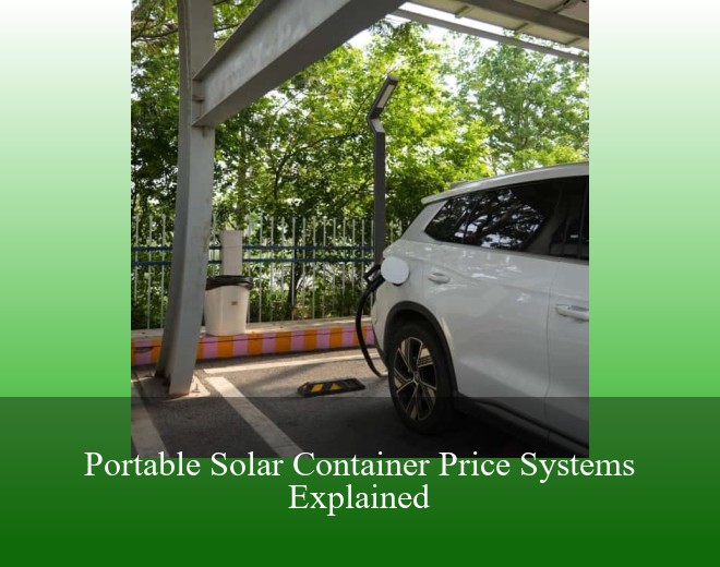 Portable Solar Container Price Systems Explained